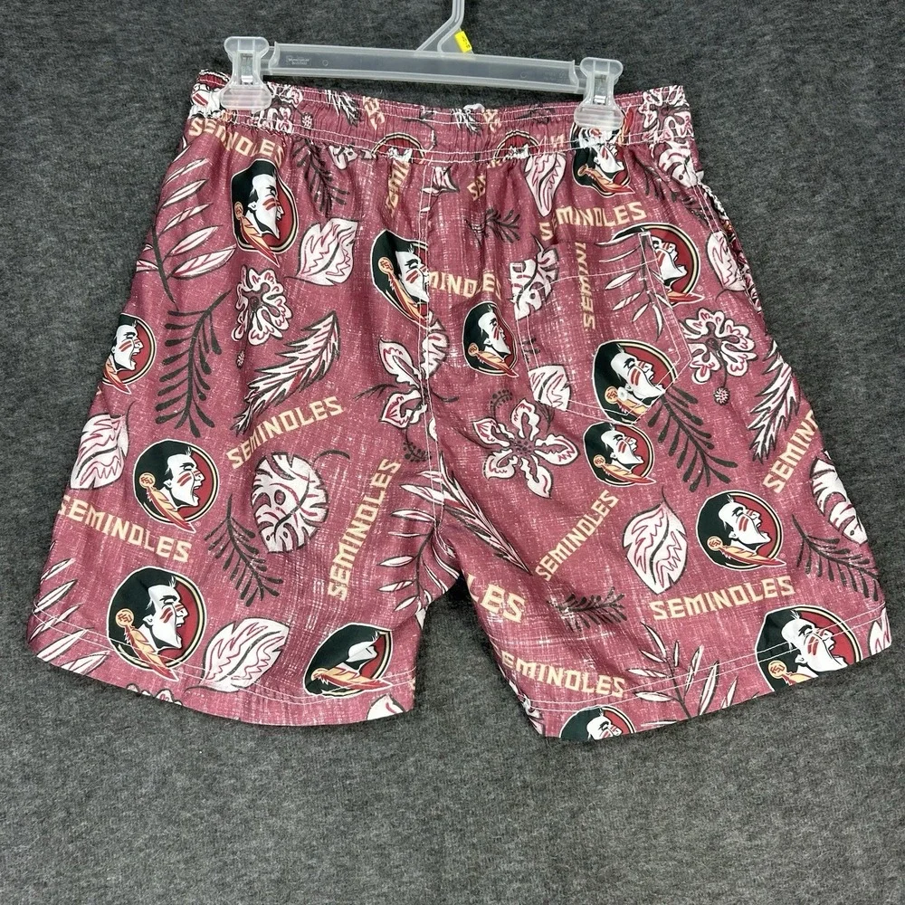 Wes and Willy Swim Trunks Men M Florida State‎ University FSU Lined Shorts